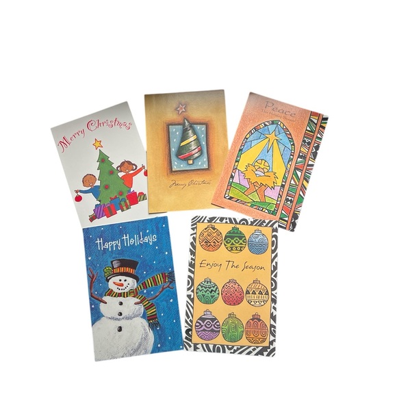 Vintage | 1990 African American Christmas Cards Boxed Fantus Paper Products USA - Picture 3 of 9